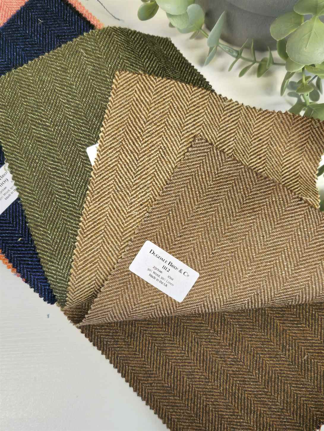 NEW CLOTH SS25 - Dugdale Bros Spring Jacketings, Summer Cascade